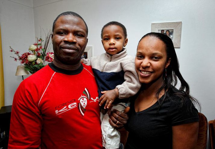 Paul Ramses, Fídel Smári og Rosmary Odhiambo.