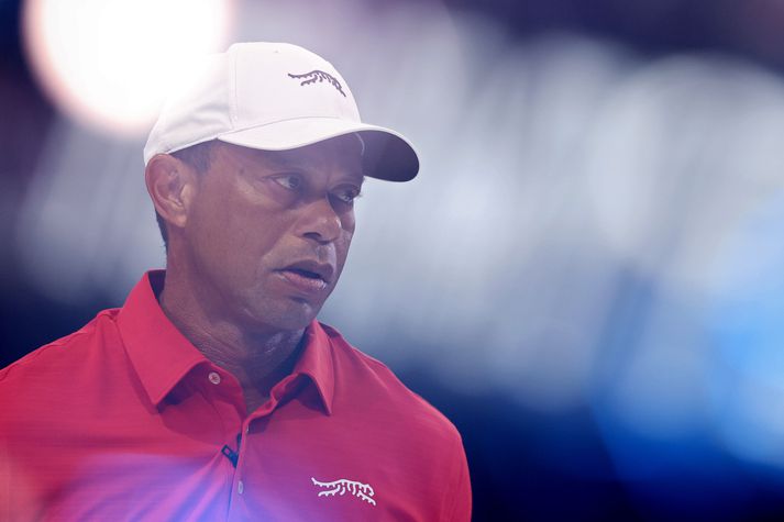 Tiger Woods verður hvergi nálægt þegar Mastersmótið fer fram í þessari viku en er væntanlega staddur á meðferðarstofnum í Sviss.