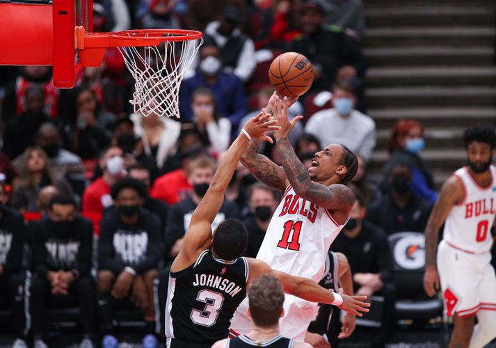 DeMar DeRozan var lykillinn að sigri Chicago Bulls á San Antonio Spurs.