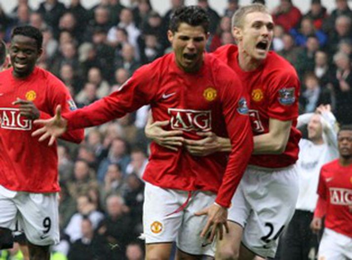 Ronaldo var enn og aftur hetja United