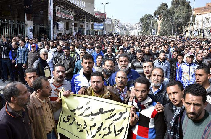 Óánægjan kraumar undir niðri í Egyptalandi.nordicphotos/AFP