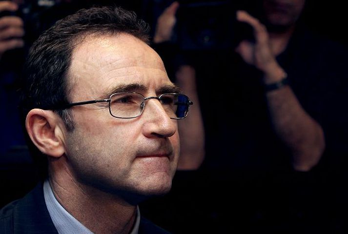 nýr stjóri Hér sést Martin O'Neill hugsi á svip.
