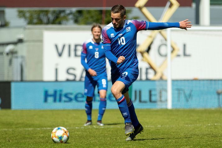 Gylfi Þór Sigurðsson og strákarnir okkar taka á móti Rúmenum 4. júní.