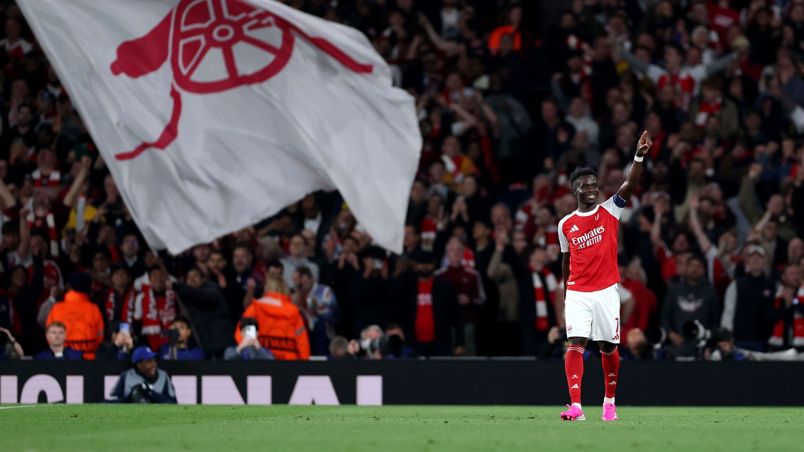 Sjáðu markið sem skaut Arsenal á­fram í úr­slita­leikinn