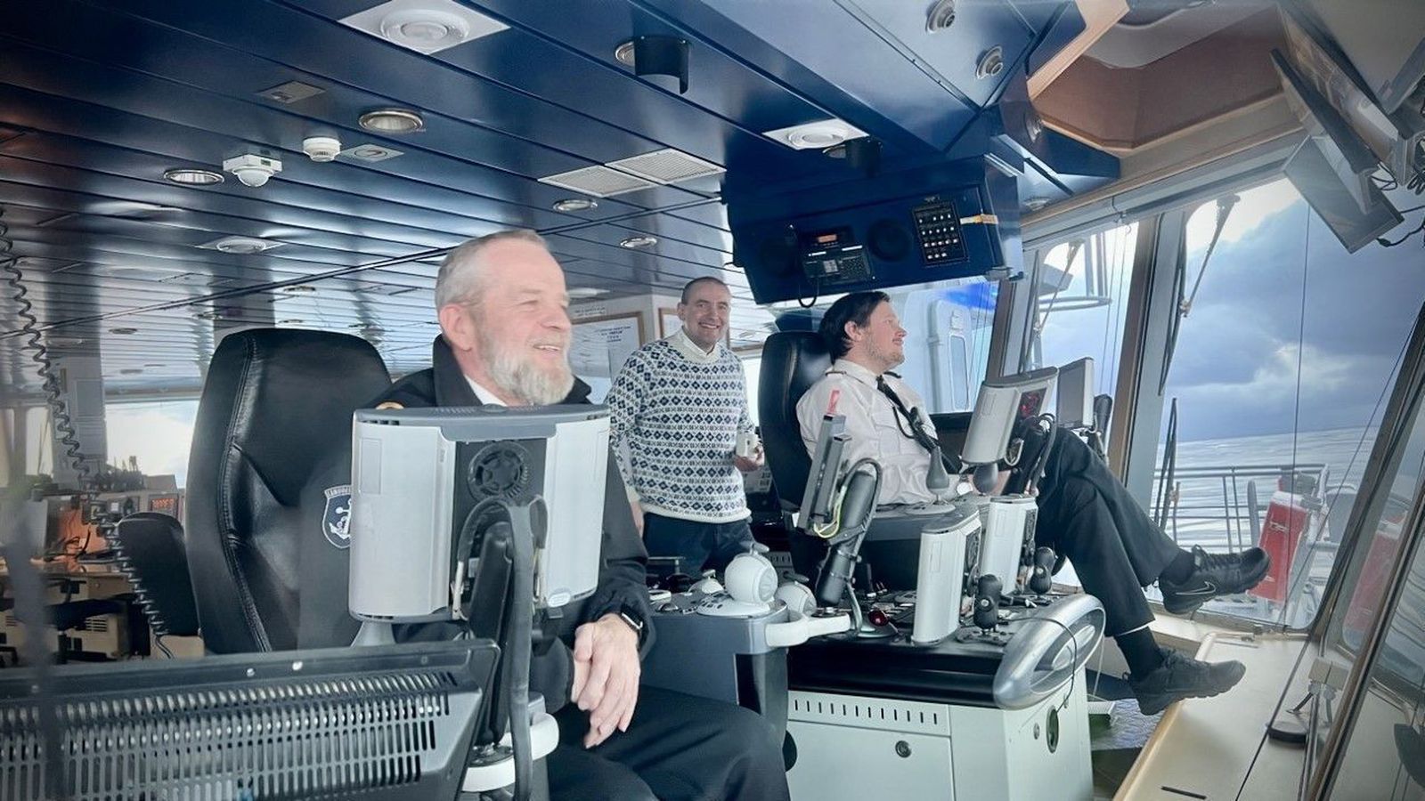 Guðni var með er Hrafn Sveinbjarnarson var dreginn til hafnar Vísir
