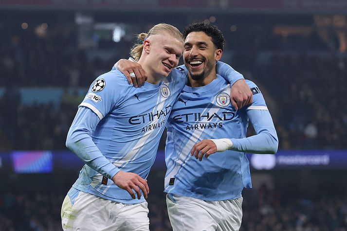 Manchester City er í góðri stöðu í einvígi sínu við Newcastle.