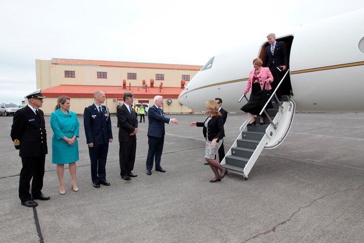 Frá komu Deborah Lee James til landsins.