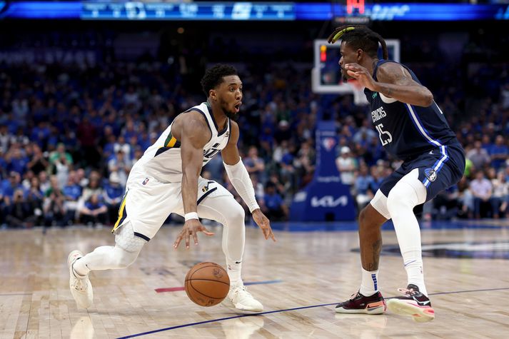 Donovan Mitchell hefur þrisvar sinnum spilað í Stjörnuleik NBA-deildarinnar.