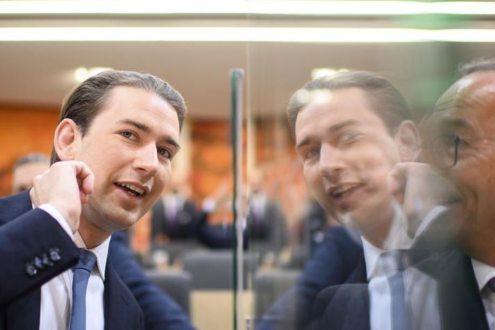 Sebastian Kurz sagði af sér sem kanslari Austurríkis í október.