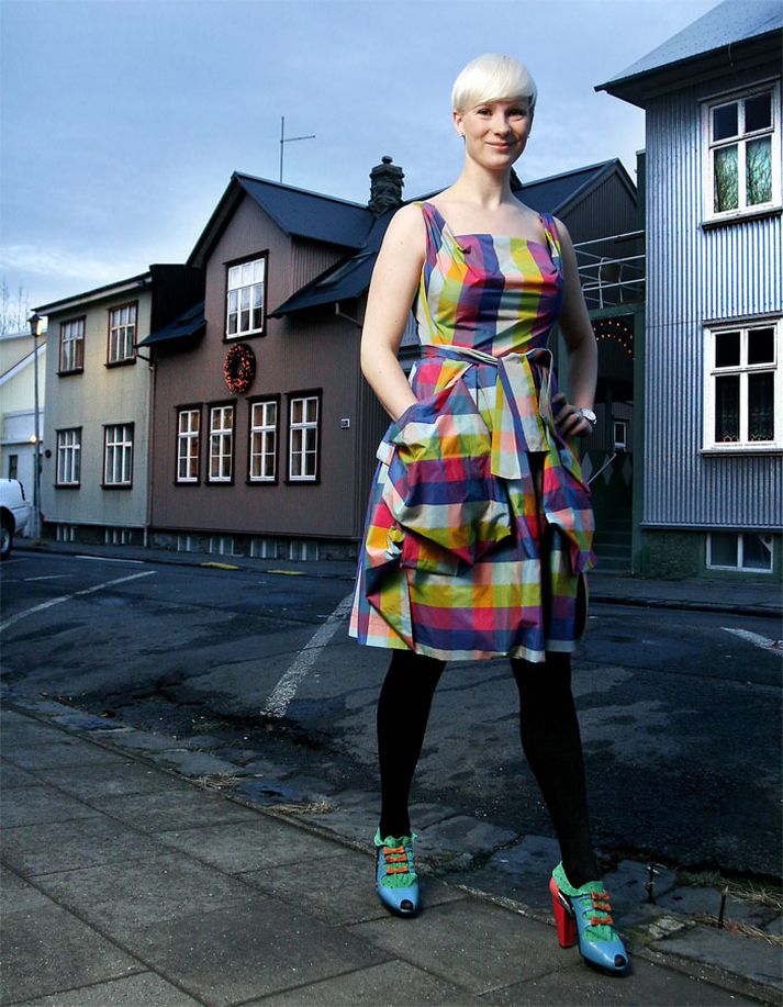 Katrín í kjólnum góða. Mynd/Vilhelm