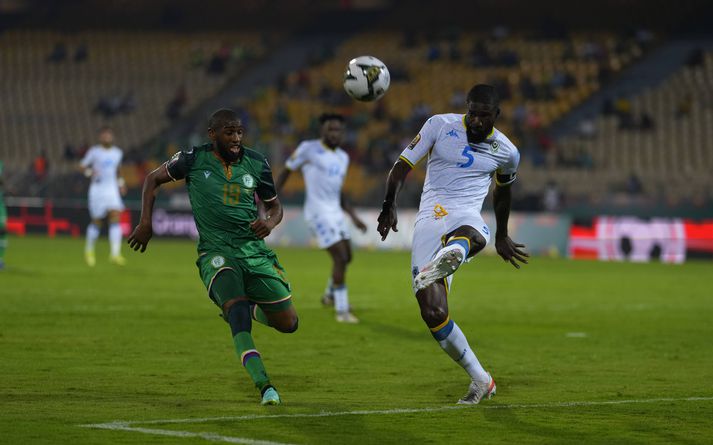 Gabon vann góðan 1-0 sigur gegn Kómoreyjum í kvöld.