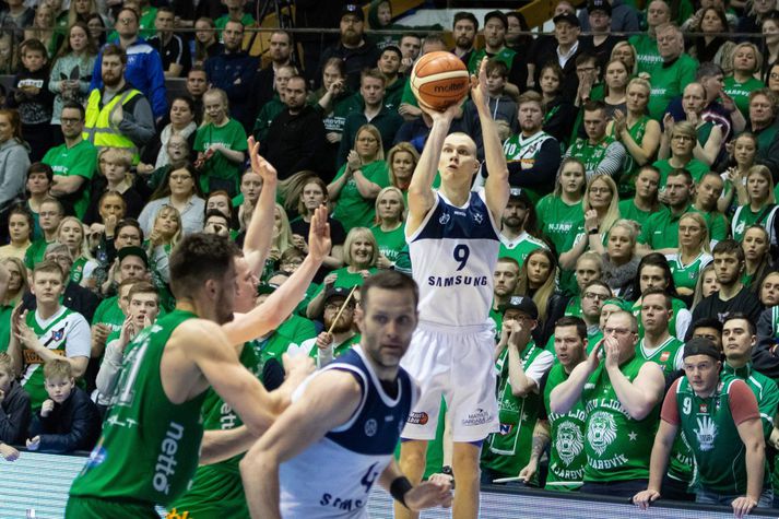 Antti Kanervo varð bikarmeistari með Stjörnunni 2019.