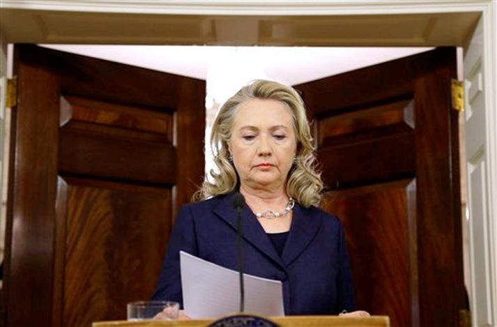 Hillary Clinton, utanríkisráðherra Bandaríkjanna.