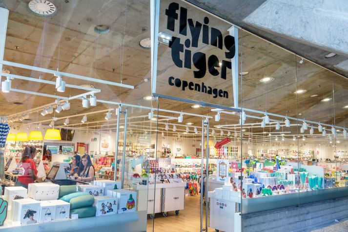 Vöruúrvalið í Flying Tiger Copenhagen, sem hét áður Tiger, er fjölbreytt.