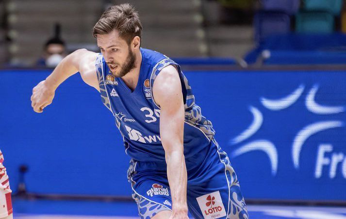 Jón Axel í leik með Fraport Skyliners í Þýskalandi á síðustu leiktíð.