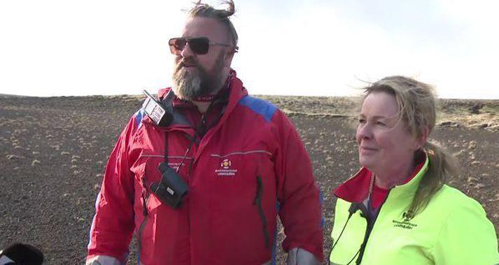 Einar Hagalín og Adela Halldórsdóttir nýta sumarfríið í björgunarsveitarstörf.