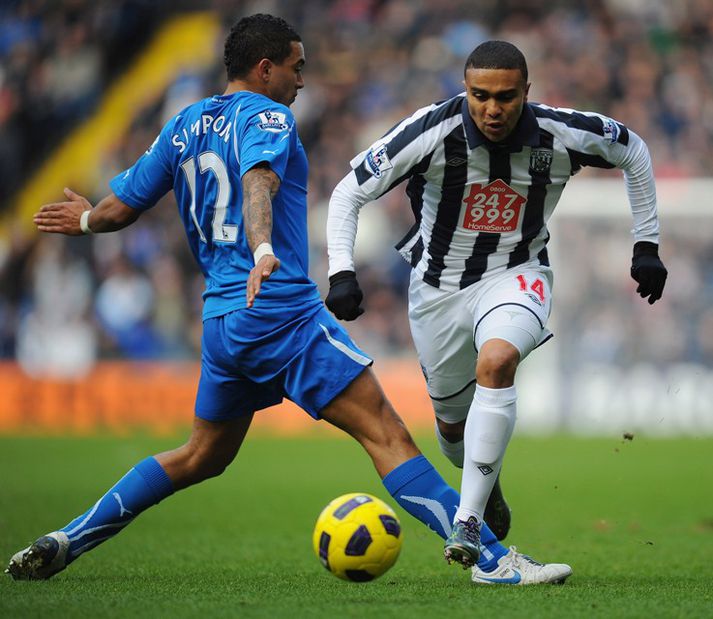 Úr leik liðanna í dag.