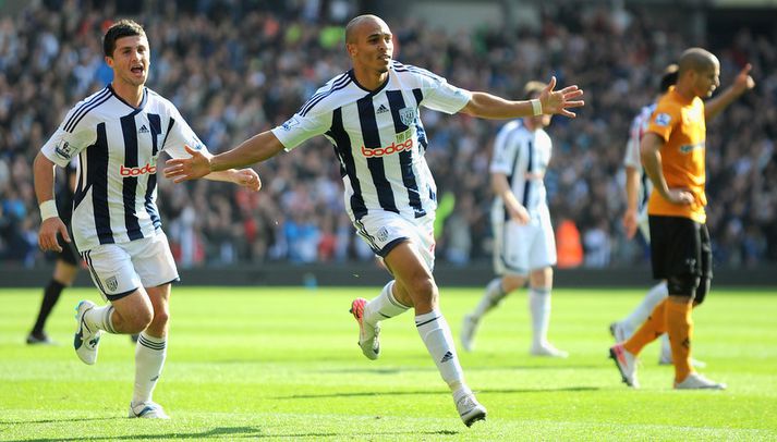 Odemwingie í leik með West Brom.