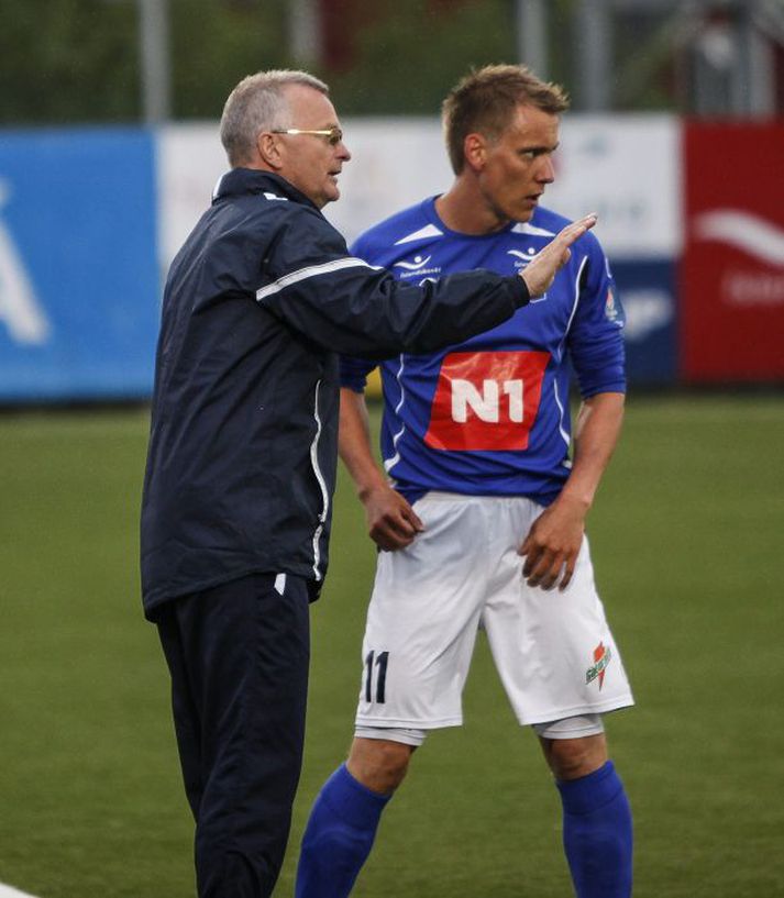 Bjarni Jóhannsson hefur unnið tvo af þremur bikarúrslitaleikjum sínum sem þjálfari. Fréttablaðið/vilhelm