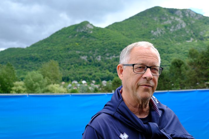 Lars Lagerbäck kveður Ísland tapi strákarnir í dag.