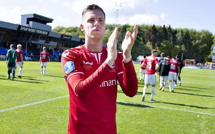 Kjartan Henry var á skotskónum en það dugði skammt.
