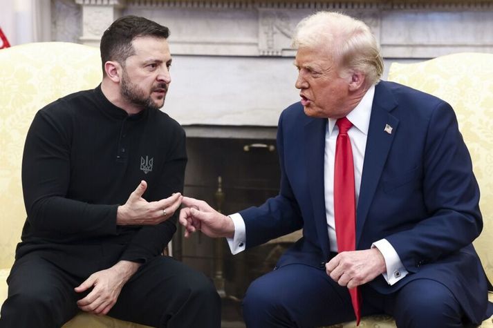 Hitafundur Selenskí og Trump vakti mikla athygli.