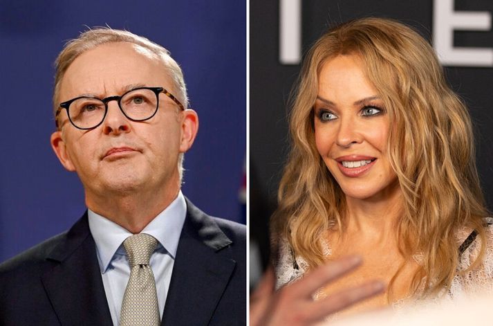 Albanese hefur beðist afsökunar á ummælum sínum um Kylie Minogue.