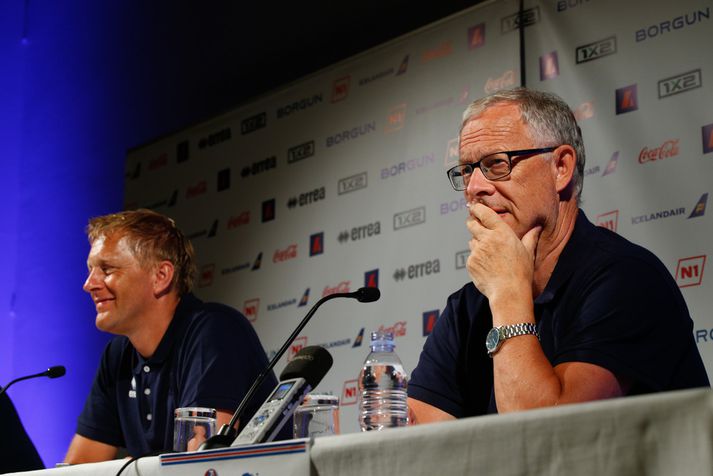 Heimir Hallgrímsson og Lars Lagerbäck hafa náð frábærum árangri með íslenska liðið.