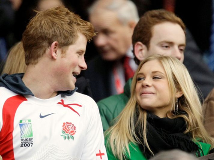 Á meðan allt lék í lyndi. Harry og Chelsy.