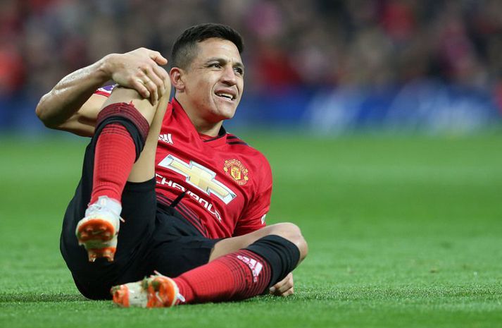 Alexis Sanchez hefur ekki gert merkilega hluti í búningi Manchester United.