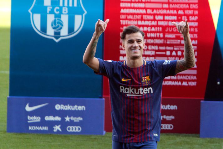 Coutinho í nýja búningnum.