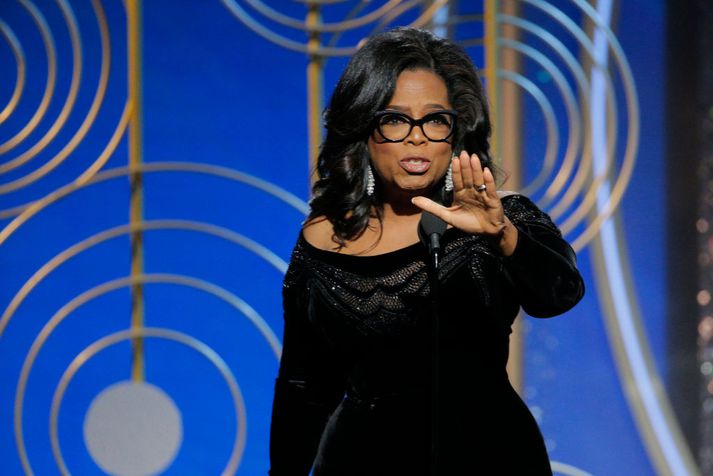 Ræða Opruh Winfrey á Golden Globe verðlaununum vakti mikla lukku.