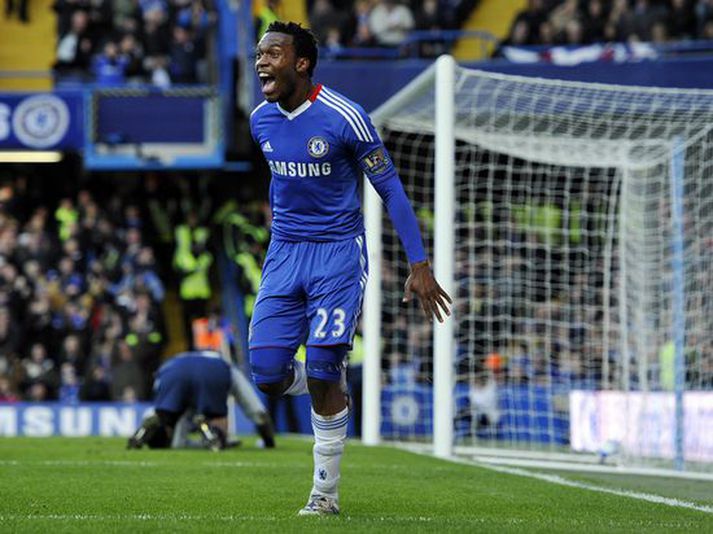 Daniel Sturridge leikmaður Chelsea var á skotskónum í dag