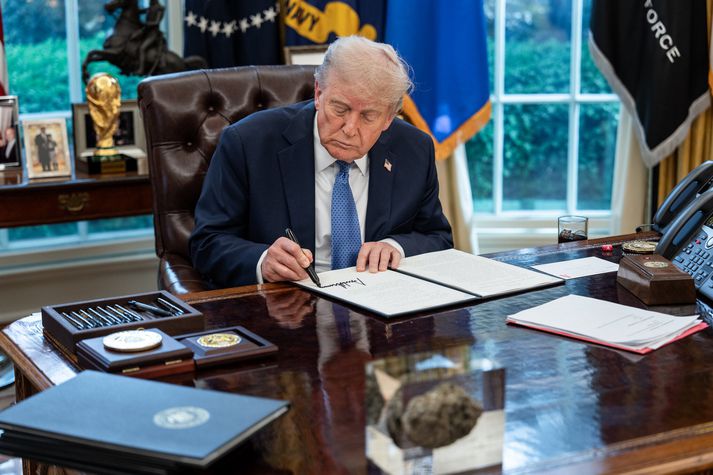 Donald Trump, forseti Bandaríkjanna.