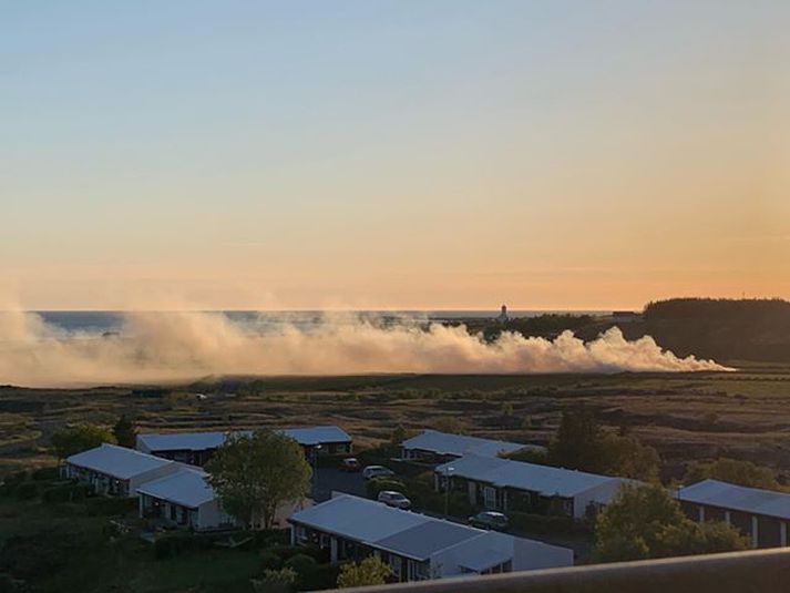 Bruninn er töluverður.