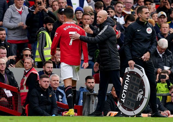 Erik ten Hag vill losna við Cristiano Ronaldo jafnvel þó að ekki fáist leikmaður í hans stað.