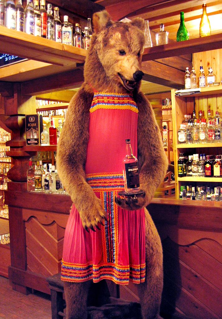 Ekki hafa allir efni á svona fínum vodka.