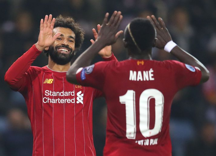 Mohamed Salah og Sadio Mané eru dýrkaðir heima í Egyptalandi og Senegal, sem og að sjálfsögðu af Liverpool-stuðningsmönnum.