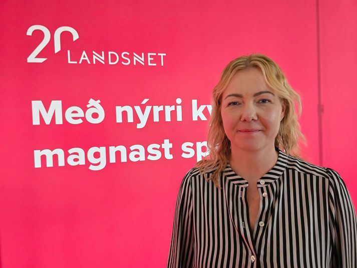Svandís Hlín Karlsdóttir, framkvæmdastjóri viðskipta og kerfisþróunar hjá Landsneti, sem var ein af frummælendum á fundinum á Selfossi.