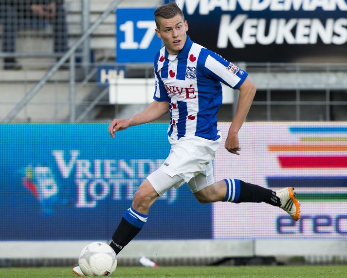 Alfreð Finnbogason er markakóngur Hollands 2014.