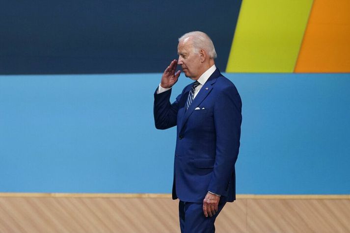 Joe Biden er forseti Bandaríkjanna.