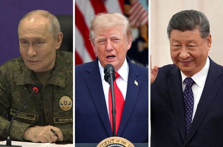Vladimír Pútín hefur lagt til að hann fundi með þeim Donald Trump og Xi Jinping í næsta mánuði. Þá ræði þeir meðal annars örlög Úkraínu.