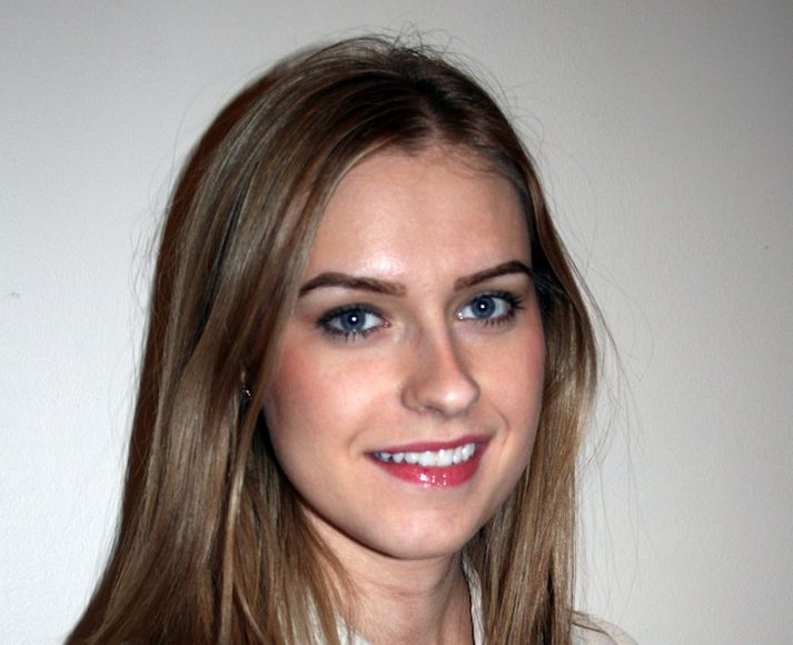 Fjóla Hrund Björnsdóttir, starfsmaður Hótel Rangá. Hún er 25 ára gömul og er nemi í HÍ.