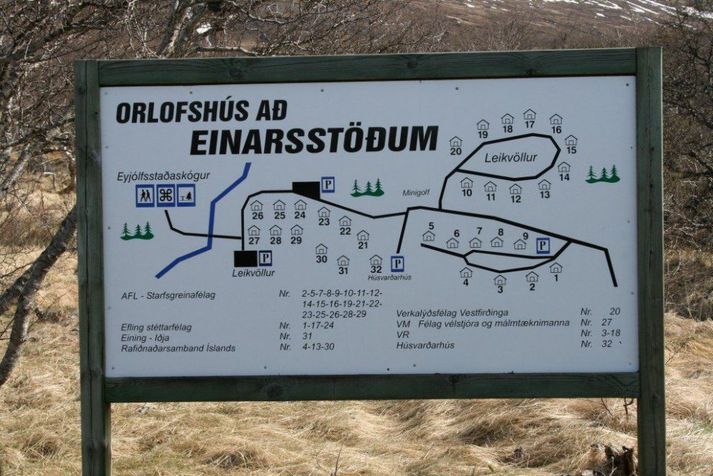 Atvikið átti sér stað í orlofshúsabyggðinni að Einarsstöðum á Austurlandi.