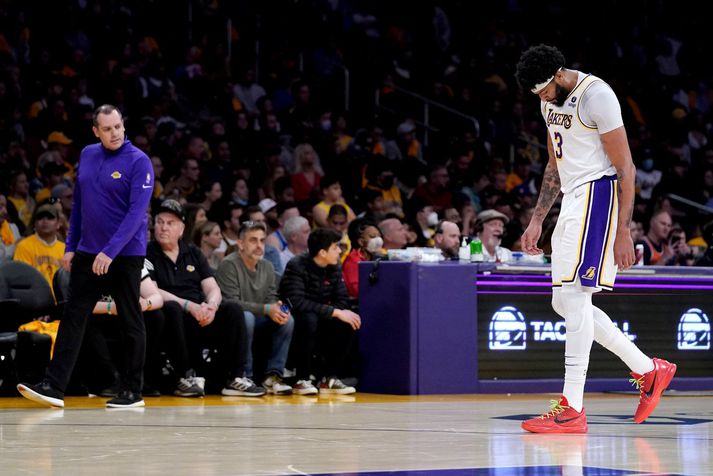 Anthony Davis ásamt þáverandi þjálfara sínum Frank Vogel.