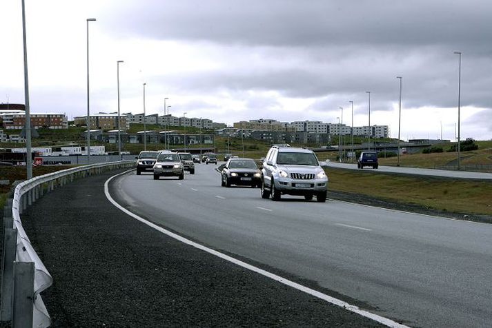 Umferð um veginn var talsvert meiri en um verslunarmannahelgina í fyrra. 
fréttablaðið/rósa