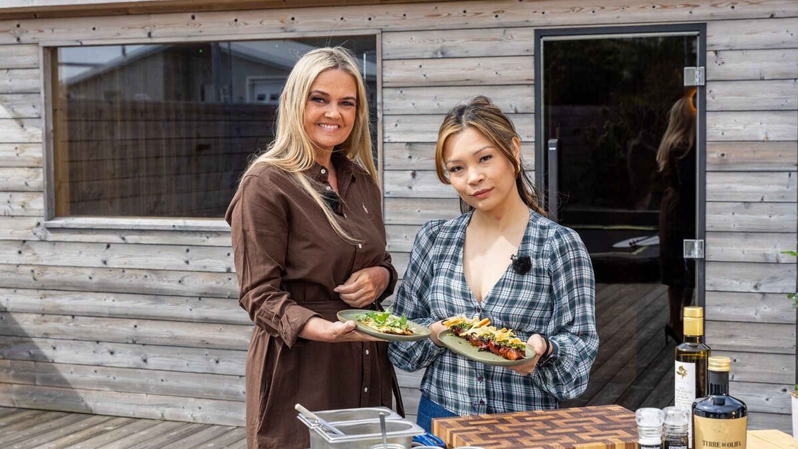 Nýtir íslenska skessujurt með grillmatnum