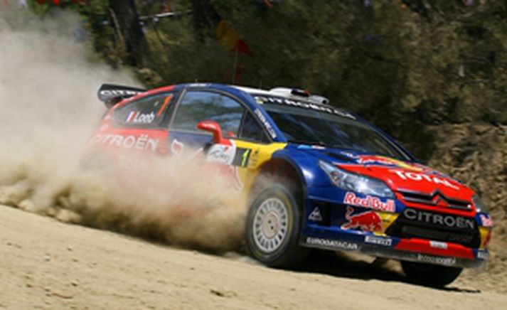 Loeb er fjórfaldur heimsmeistari í ralli en hafði aldrei sigrað í Finnlandi