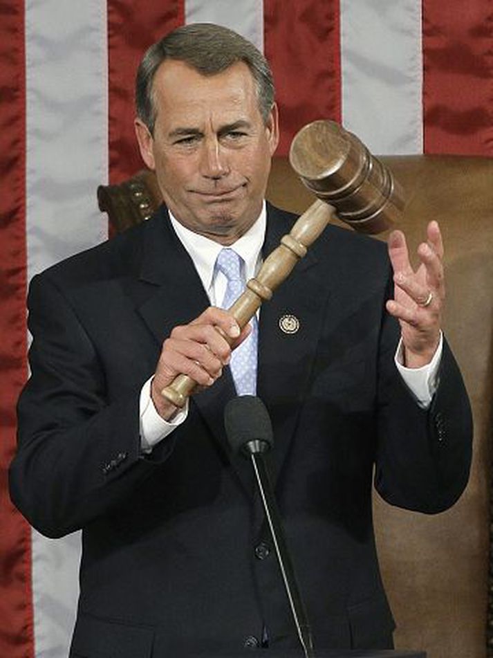 John Boehner er nýr forseti fulltrúadeildar Bandaríkjaþings.
Fréttablaðið/AP