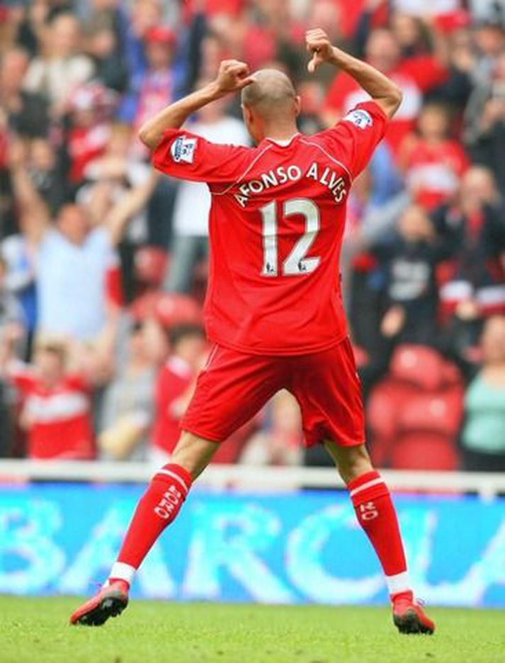 Afonso Alves kostaði Middlesbrough 12 milljónir punda og eru miklar kröfur gerðar til hans.